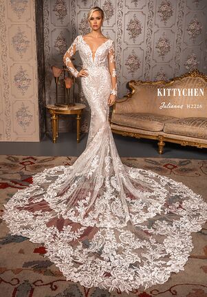 KITTYCHEN JULIANNA, H2216 Fit-and-Flare Wedding Dress