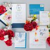 Blue and White Cleveland-Inspired Wedding in Cleveland, Ohio