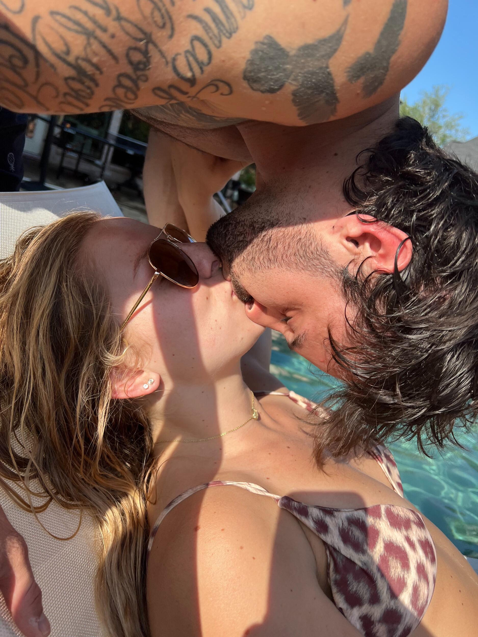 Our first kiss