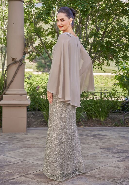 Jade Couture Mother of the Bride by Jasmine K258023 Champagne Mother Of The Bride Dress - 2