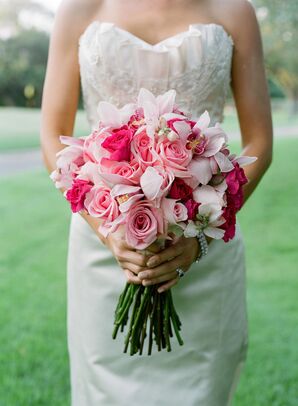 Pink Rose and Orchid Bouquet