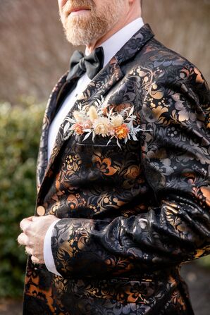 Ornate Suit Jacket for Wedding at the Everhart Museum in Scranton, Pennsylvania