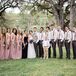 Blush and Purple Casual Wedding Party