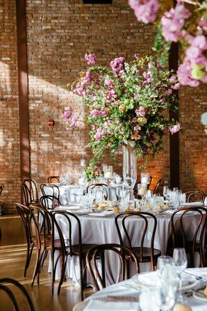 Tall Cherry Blossom Centerpieces