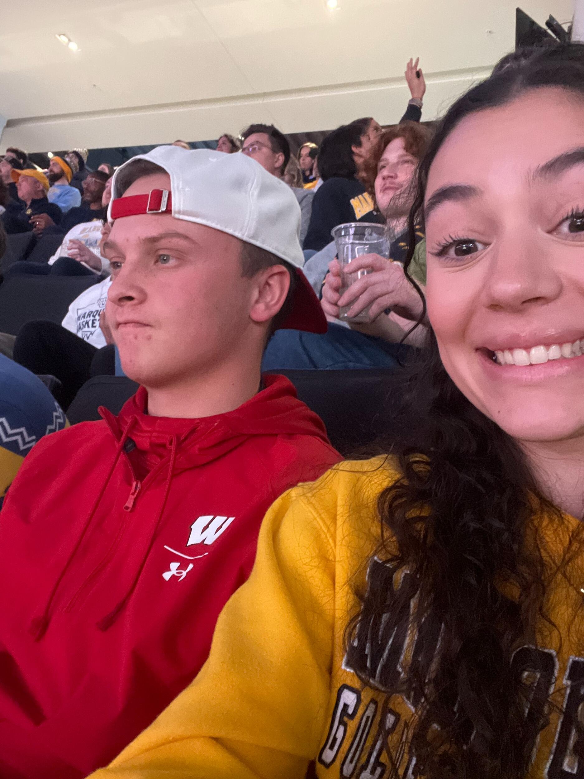 MU vs. Madison basketball game...can you guess who won?!