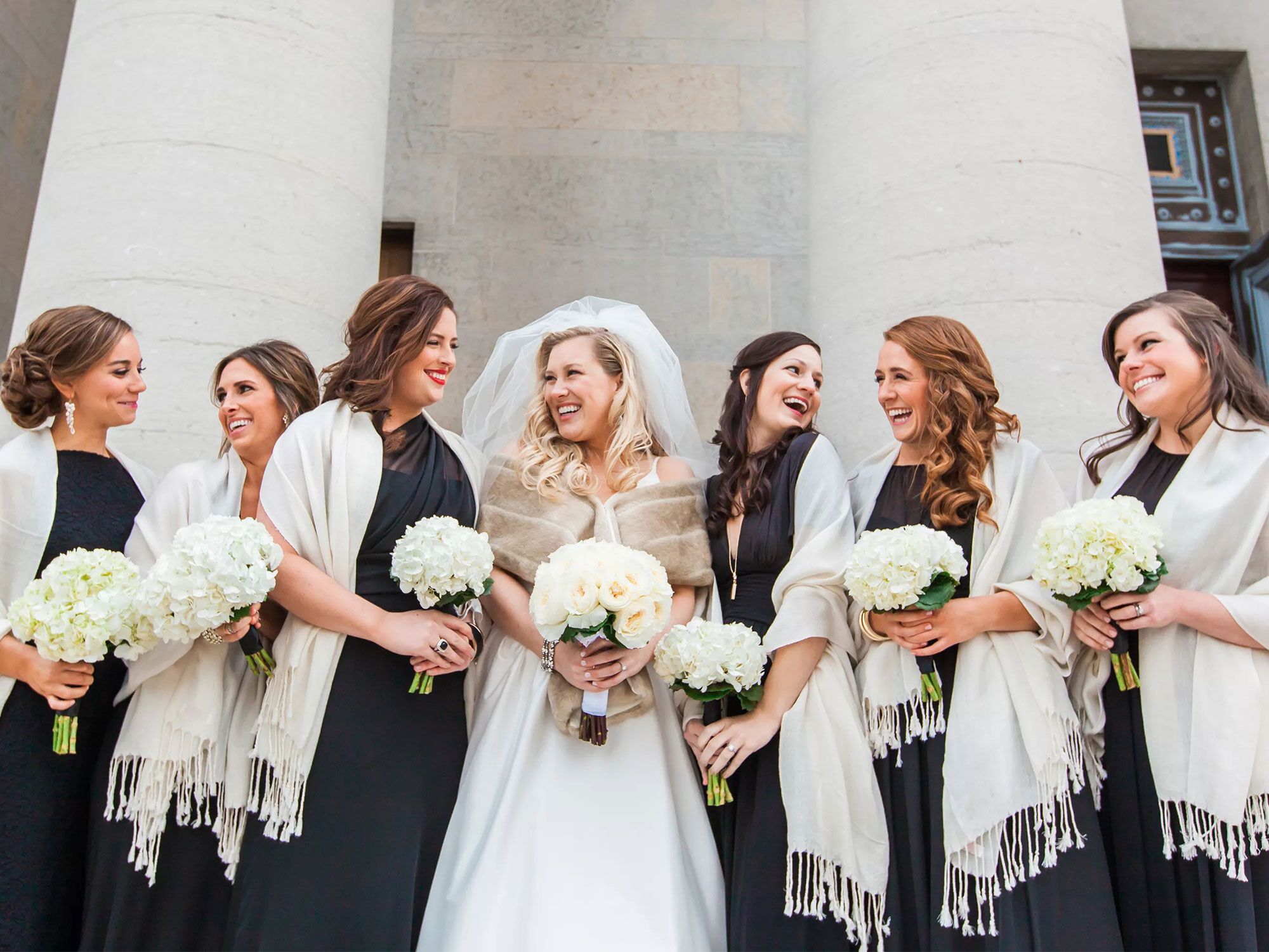 The 20 Best Bridesmaid Shawl Picks for Cold-Weather Weddings