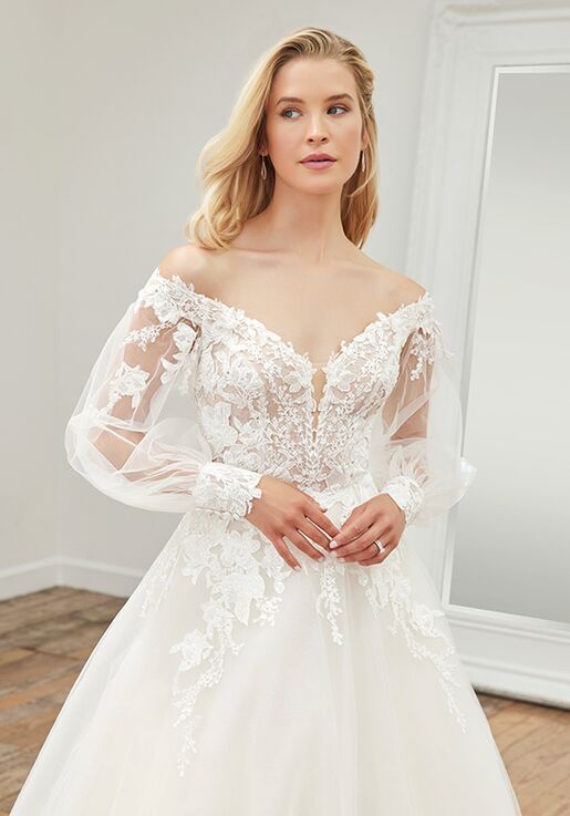 Adrianna Papell Platinum 31251 Ball Gown Wedding Dress - 4