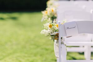 Mason Jar Chair Decor