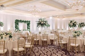 Glam Reception at at the St. Regis Monarch Beach Resort in Dana Point, California