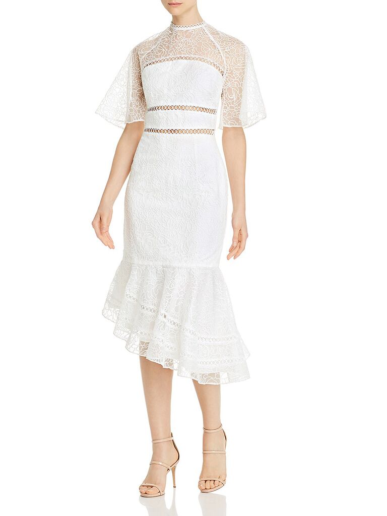 Keepsake Awaken lace midi dress