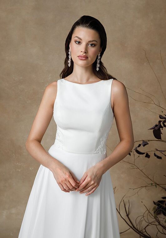 Justin Alexander Genevieve A-Line Wedding Dress - 3