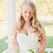 White Peony and Leaf Bouquet