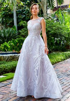 Ivonne D. 122D61 Silver Mother Of The Bride Dress