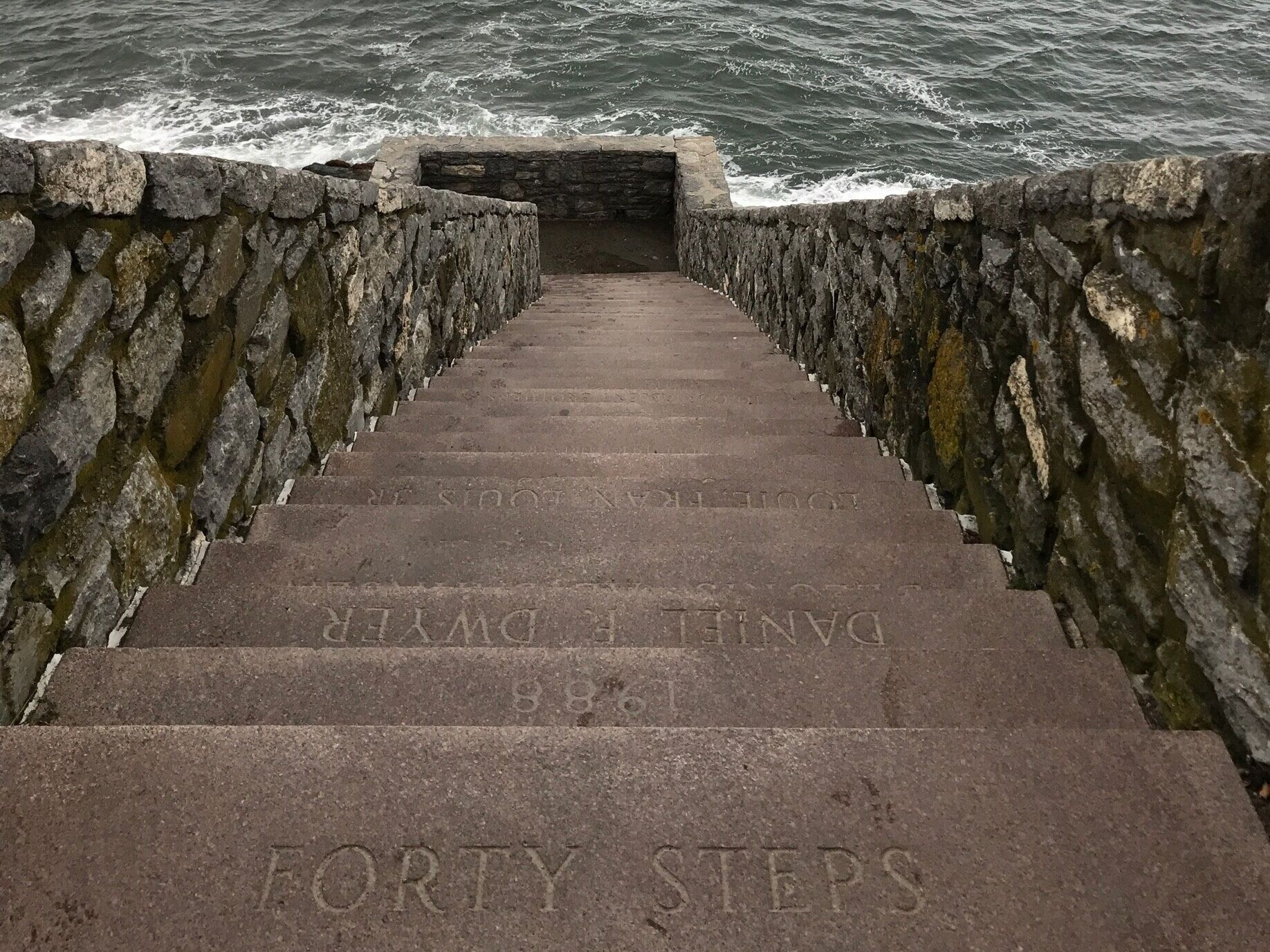 Picture of Forty steps - Cliff walk