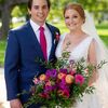 A Preppy Emerald-and-Pink Wedding in Bloomington, Illinois, Filled With Monogram Accents
