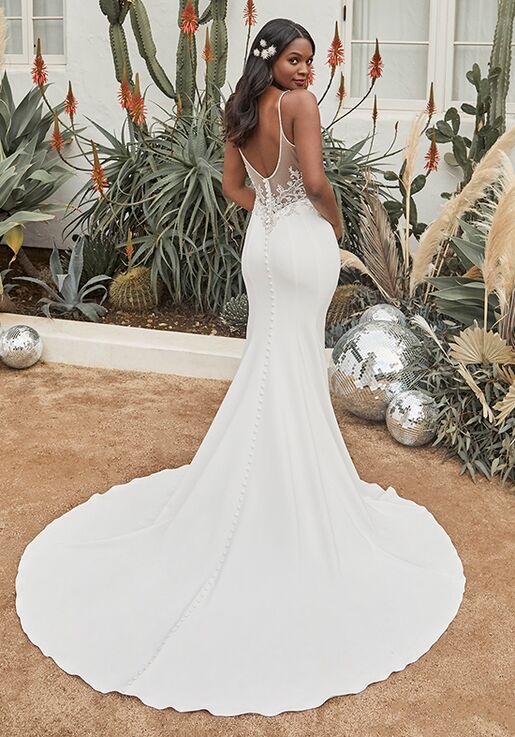 Beloved by Casablanca Bridal BL341 Memphis Sheath Wedding Dress - 3