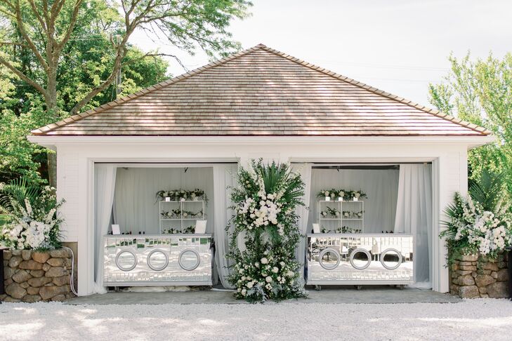 Glam Silver Bars for Wedding in Cape Cod, Massachusetts