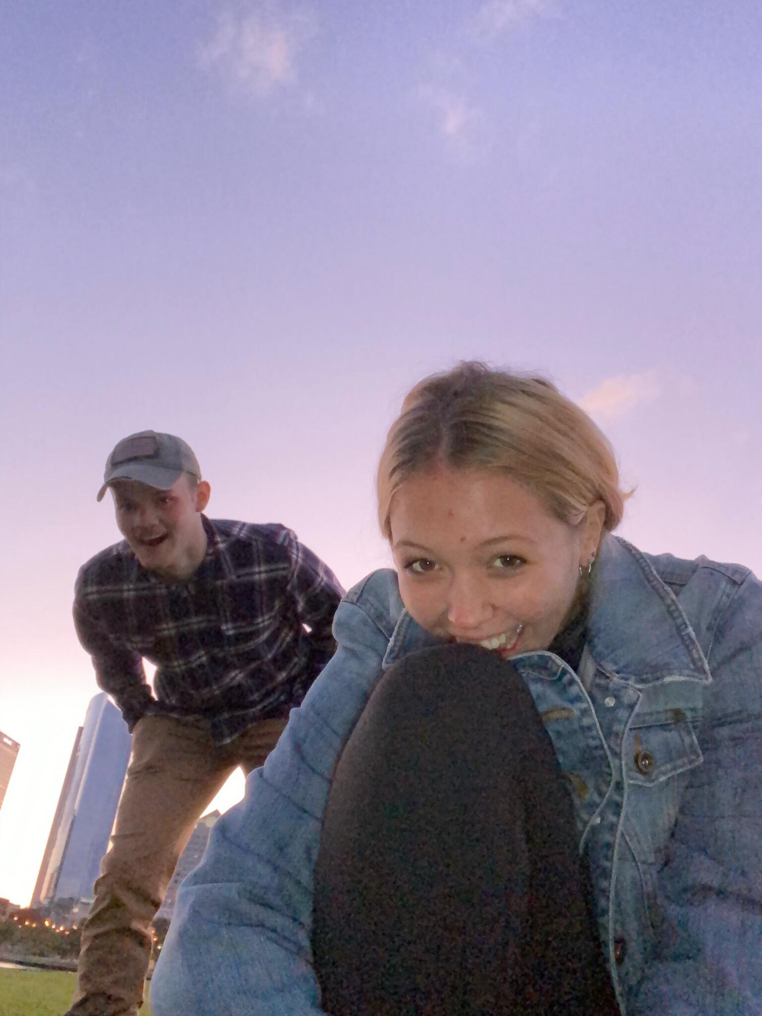Met at Marquette University... Annie got a parking ticket this night while we were looking at the stars in Veterans Park
