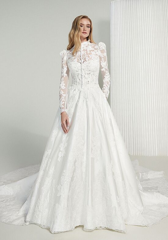 Justin Alexander Signature Elizabeth Ball Gown Wedding Dress - 1