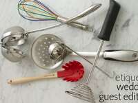 Registry kitchen items| Yunhee Kim | blog.theknot.com