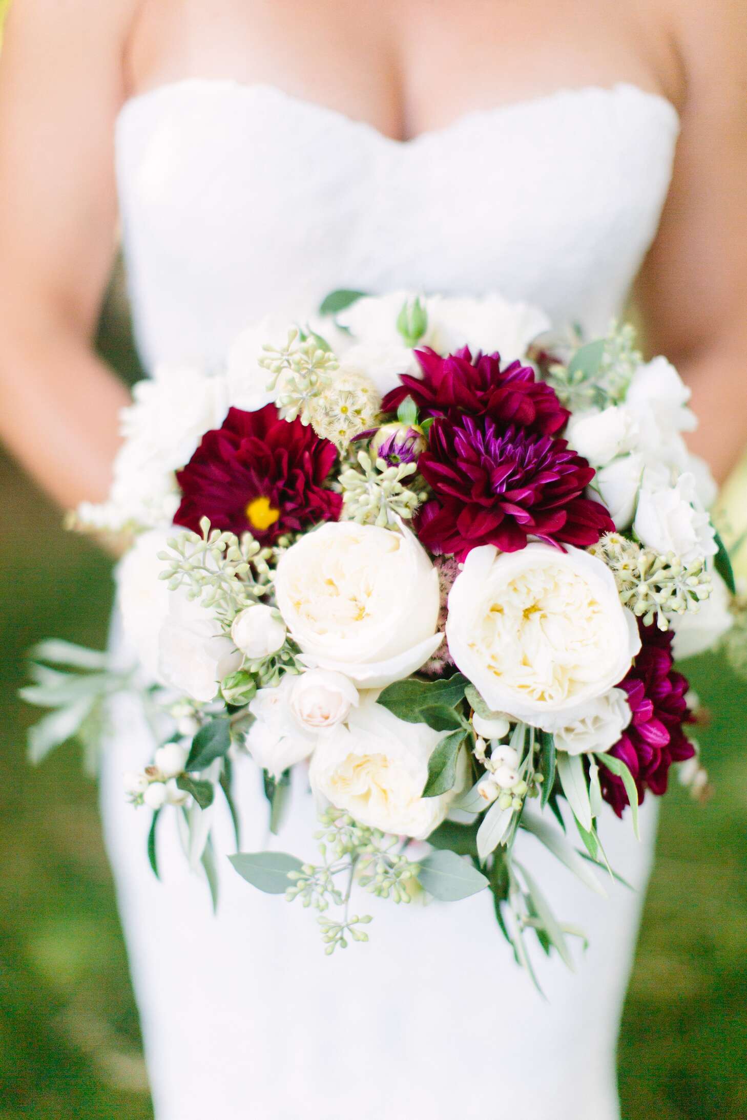 Custom Burgundy, Pink, Ivory Floral Wedding Veil