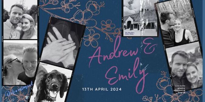 Andrew & Emily Home Page Banner