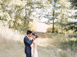 Nature lovers Christie and Emmanuel envisioned an outdoor wedding in the Boston area, where they met in college. Just outside the city, Fruitlands Mus