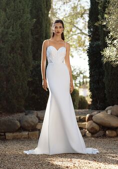 Moonlight Collection J6941 Mermaid and Trumpet Wedding Dress