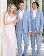 BLACKTIE METRO Cornflower Wedding Suit Blue Tuxedo - thumbnail - 3