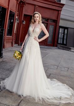 KITTYCHEN Couture KATRINA, K1893 Sheath Wedding Dress