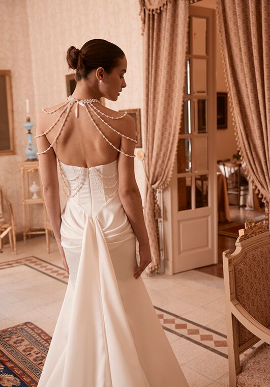Soft flow by Ricca Sposa Atelier Noor 25-009(3) Mermaid and Trumpet Wedding Dress - 5