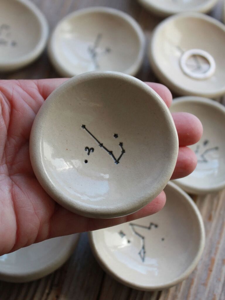 Star sign ring dish just because gift