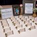 Reception Welcome Table with Statement Frames