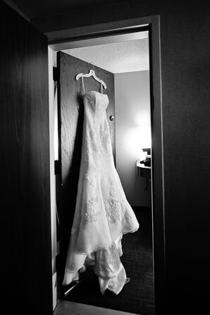 Strapless A-Line Wedding Gown