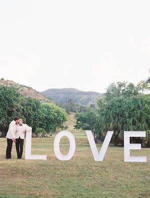 Lettered DIY Love Sign