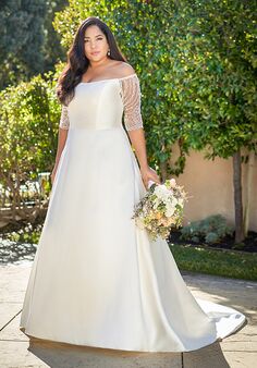 Jasmine Bridal F221057N A-Line Wedding Dress