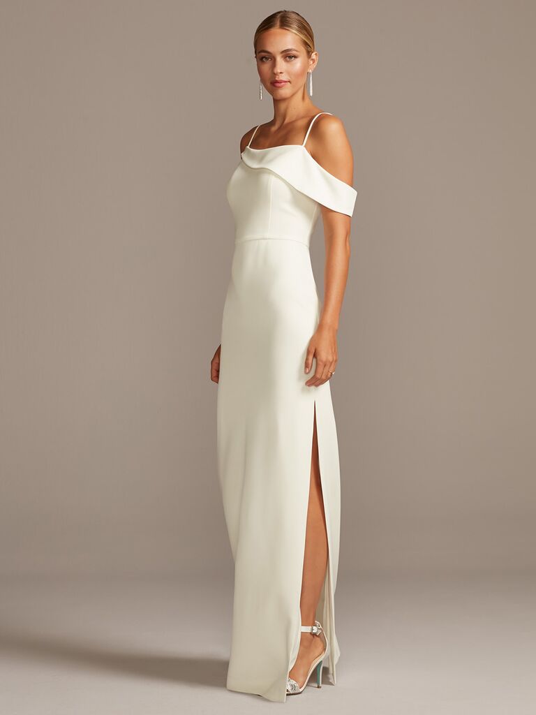 DB Studio sheath wedding dress
