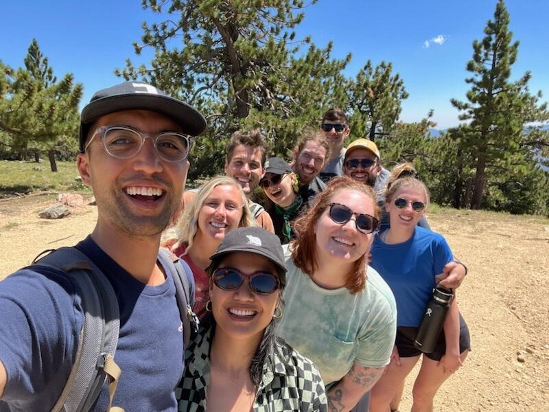 Lindsay's first summer camping trip with The Chums