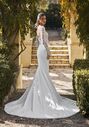 Val Stefani Celeste Mermaid and Trumpet Wedding Dress - thumbnail - 3