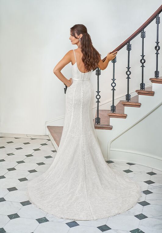 Jasmine Couture WREN Fit-and-Flare Wedding Dress - 4