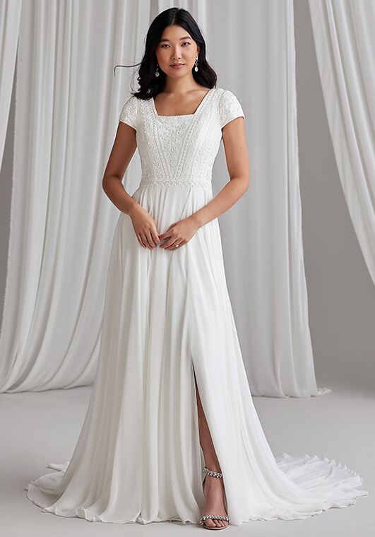 Rebecca Ingram JUDITH A-Line Wedding Dress - 3