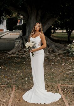 Stella York 7582 Column Wedding Dress