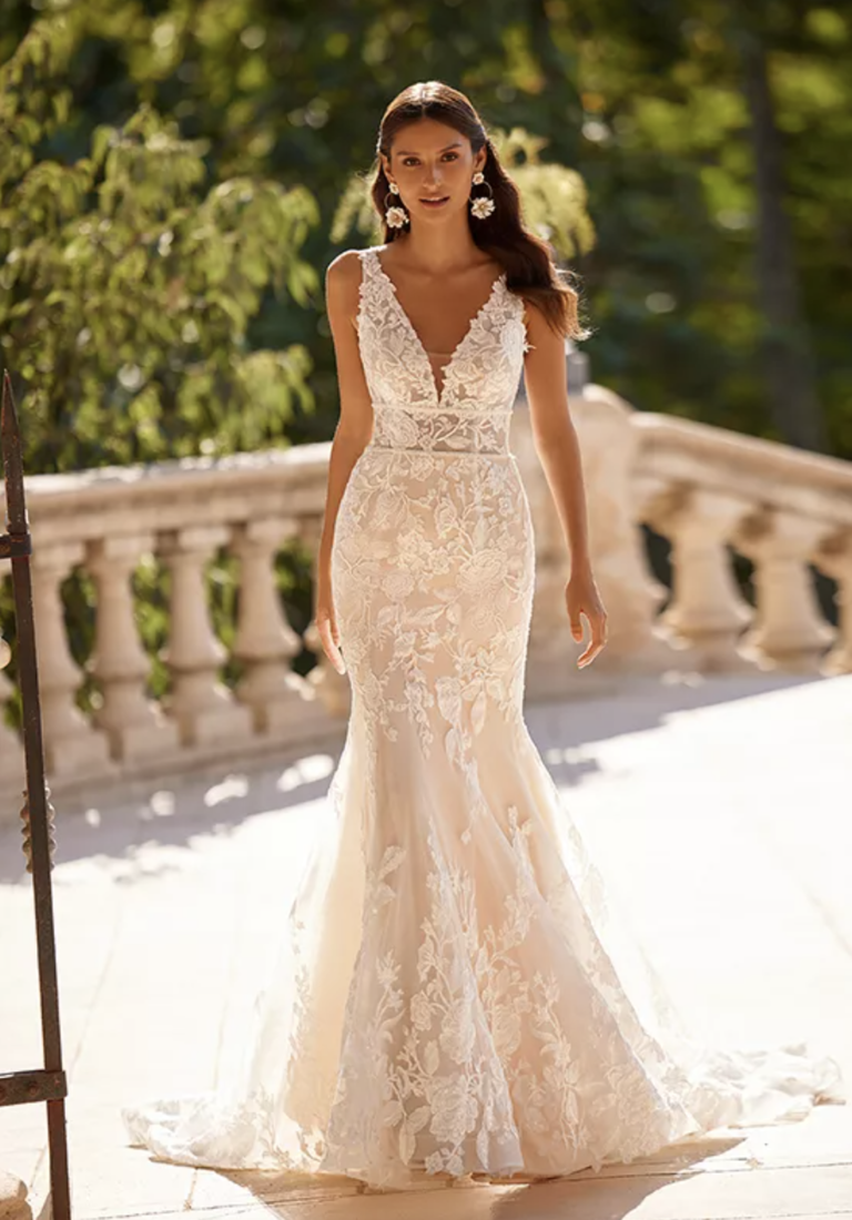 Lace Fit And Flare Wedding Dresses