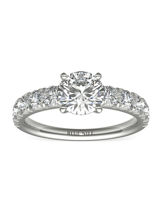 Blue Nile Round Cut Engagement Ring - 1