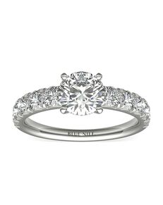 Blue Nile Round Cut Engagement Ring