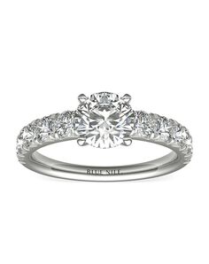 Blue Nile Round Cut Engagement Ring