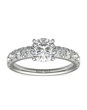 Blue Nile Round Cut Engagement Ring