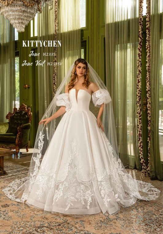 KITTY CHEN JESSE, H2325 Ball Gown Wedding Dress - 3