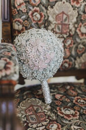 Swarovski Crystal Bouquet with Floral Brooches