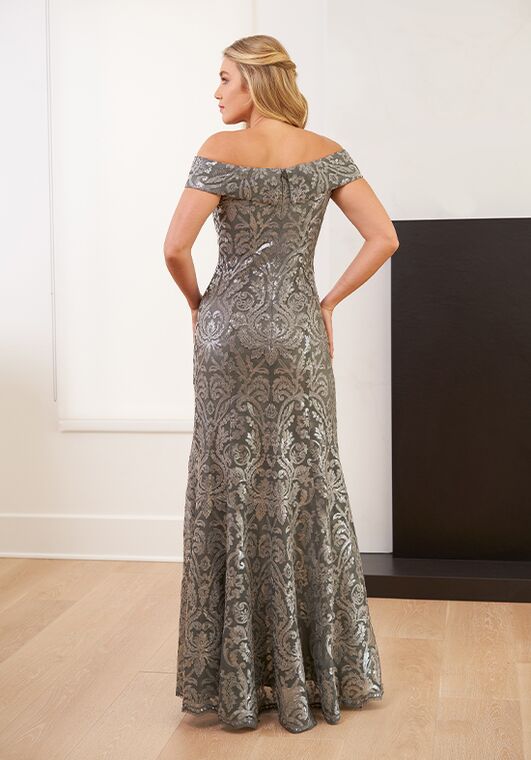 Jade Couture Mother of the Bride by Jasmine K268021 Silver Mother Of The Bride Dress - 3